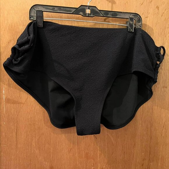 Size 3X(24/26W) - Time & Tru - Black Swim Bottoms - Picture 1 of 5